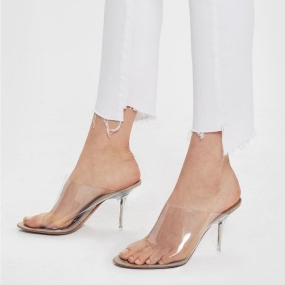 MOTHER Stunner Two Step Fray in Glass Slipper Size 26 - Picture 4 of 10